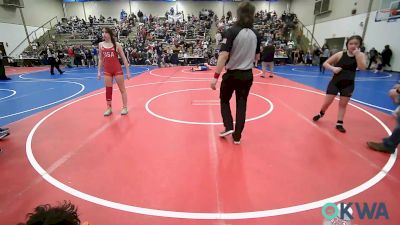 125 lbs Rr Rnd 3 - Aiyanna Harris, R.A.W. vs Faith Thomsen, Labette County Wrestling