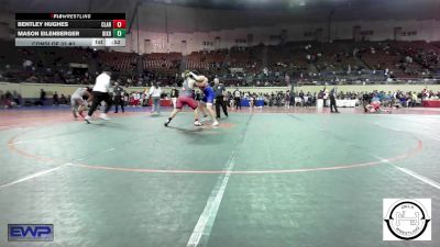 200 lbs Consi Of 32 #2 - Bentley Hughes, Claremore Wrestling Club vs Mason Eilenberger, Bixby