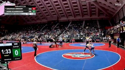 3A-126 lbs Champ. Round 1 - Jonathan Arehart, Heritage-Catoosa vs Jaden Scarbrough, Cherokee Bluff