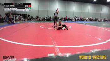 88 lbs Rr Rnd 1 - Nolan Martin, Untouchables 12u PURPLE vs Aaron Delgado, Mojo Mulisha 12U