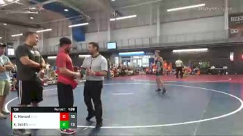 138 lbs Round 1 (6 Team) - Kadin Manuel, Alabama Elite Black vs Kaemon Smith, Assassins WC - Black