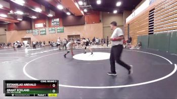 157 lbs Cons. Round 3 - Estanislao Arevalo, Bakersfield vs Grant Eckland, Cal Poly (Club)