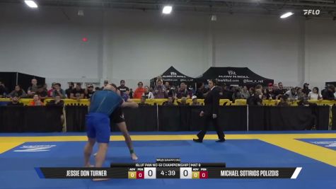 Michael Sotirios Polizois vs Jessie Don Turner 2026 Pan IBJJF Jiu-Jitsu No-Gi Championship