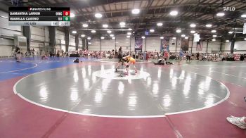 100 lbs Rr Rnd 2 - Samantha Larkin, OBWC Scarlet vs Isabella Castro, Illinois Cornstars