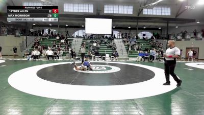 157 lbs Cons. Semi - Ryder Allen, Peninsula Catholic vs Max Morrison, St. Mark`s