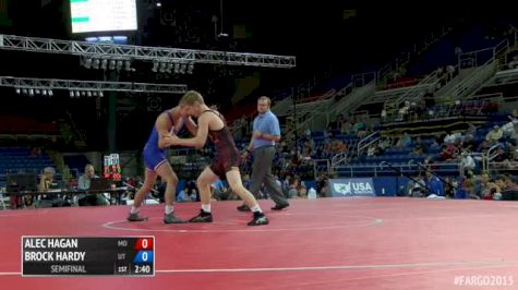 132 Semifinal Brock Hardy (Utah) vs. Alec Hagan (Missouri)