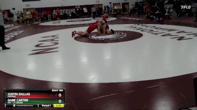 197 lbs Cons. Round 2 - Justin Dallas, Central vs Gabe Carter, UW - La Crosse