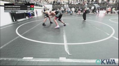 170 lbs Rr Rnd 2 - Laforce Bearbow, Darko Valley Wolf Pack vs Cameron Wallace, Kingfisher YellowJackets