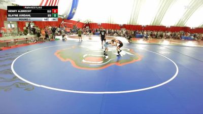 86-90 lbs Round 1 - Henry Albrecht, Marathon vs Blayne Jordahl, Minnewaska