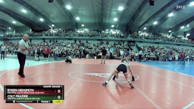 80 lbs Champ. Round 1 - Colt Frazier, Greater Heights Wrestling-AAA vs Ryken Hedgpeth, Palmyra Youth Wrestling Club-AAA