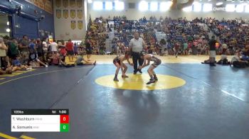 106 lbs Consi Of 32 #2 - Tyler Washburn, Palmetto Ridge High School vs Anthony Samuels, Manatee