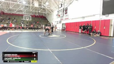 165 lbs Cons. Round 2 - Zachary Hudlow, Palomar College vs Jayden Souza, Sacramento City College