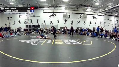 124 A 1st Place Match - Sara Sterner, North Central University vs Aspen Blasko, Grand Valley State University