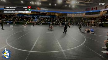 215 lbs Champ. Round 2 - Corbin Crook, Bondurant-Farrar vs Luke Boersma, Aurora (Marmion Academy)