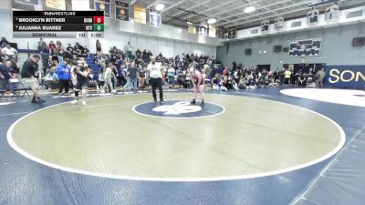 170 lbs Semifinal - Brooklyn Bittner, Rio Mesa vs Julianna Suarez, Northview