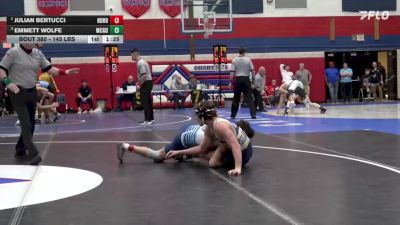 145 lbs Final - Julian Bertucci, Burrell vs Emmett Wolfe, McGuffey