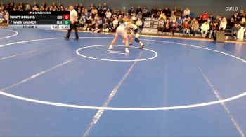 132 lbs Round 3 - Owen Launer, Kearney vs Wyatt Bolling, Liberty North