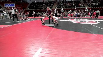 46 lbs Round Of 16 - Wyatt Worth, Collinsville Cardinal Youth Wrestling vs Conner Jameson, Broken Arrow Wrestling Club