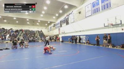 120 lbs Quarterfinal - Michael Bernabe, Dethrone vs Nolan Montelongo, Braveheart WC