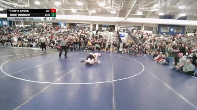 120 lbs 5th Place Match - Kole Younger, Marsh Valley vs Travis Angus, Uintah