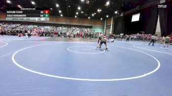 120 lbs Cons. Round 4 - Kayleb Chao, Elk Grove vs Cole Kusumoto, Kamehameha
