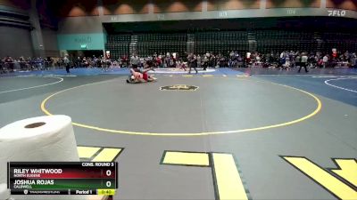 175 lbs Cons. Round 3 - Joshua Rojas, Caldwell vs Riley Whitwood, North Eugene