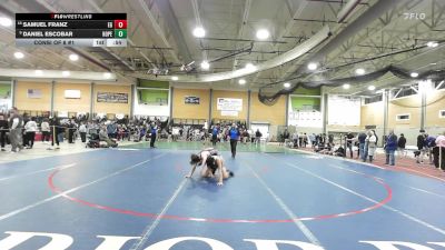 120 lbs Consi Of 8 #1 - Samuel Franz, East Greenwich vs Daniel Escobar, Hope