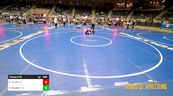 106 lbs Round Of 16 - Heather Crull, Red Cobra Westling Academy vs Vasheer Burke, Storm Wrestling Center