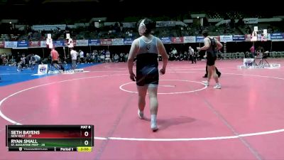 215 lbs Placement Matches (8 Team) - Ryan Small, St. Augustine Prep vs Seth Bayens, New Kent