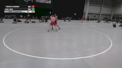 190 lbs Cons. Quarters - Brock Schmidt, Wisconsin vs Cael Fier, Berge Elite Wrestling Academy