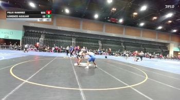 190 lbs Cons. Round 3 - Felix Ramirez, Moapa Valley vs Lorenzo Aguliar, Lincoln