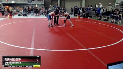 215 lbs Quarterfinals (8 Team) - Danica Kennedy, Chaska/Chanhassen vs Cade Heidebrink, Adrian