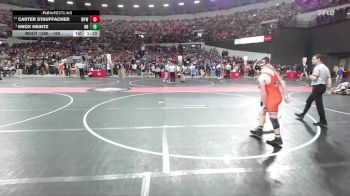 160 lbs Champ. Round 2 - Knox Heintz, New Richmond vs Carter Stauffacher, Warrior Youth Wrestling