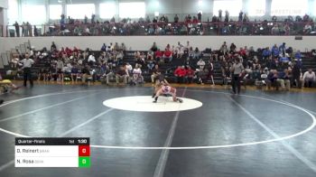 126 lbs Quarterfinal - Dillon Reinert, Brandywine Heights vs Noah Rosa, Berks Catholic