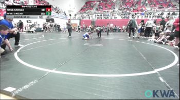 46 lbs Round Of 32 - Kace Canada, Smith Wrestling Academy vs Wyatt Hicks, Choctaw Ironman
