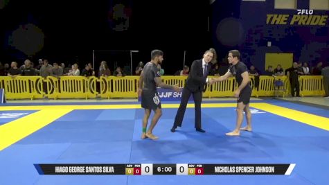 Nicholas Spencer Johnson vs Hiago George Santos Silva 2025 Pan IBJJF Jiu-Jitsu No-Gi Championship