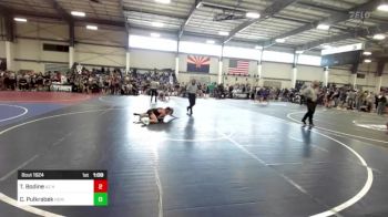 95 lbs Quarterfinal - Tate Bodine, AZ Heat vs Carson Pulkrabek, Horizon