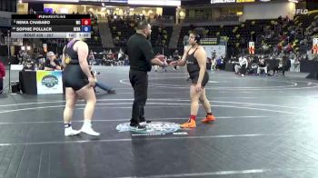 207 lbs Cons. Round 2 - Sophie Pollack, Delaware Valley vs Rewa Chababo, Wartburg