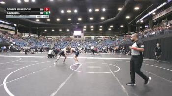 174 lbs Champ. Round 2 - Cooper Zickefoose, Central Oklahoma vs David Dell, Oklahoma Wesleyan