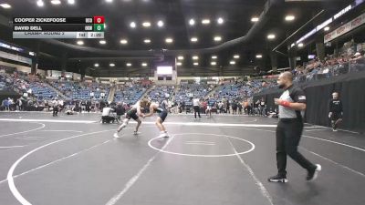 174 lbs Champ. Round 2 - Cooper Zickefoose, Central Oklahoma vs David Dell, Oklahoma Wesleyan