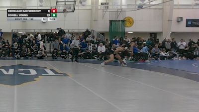165 lbs Quarterfinal - Donell Young, Scranton vs Beknazar Baiyshbekov, Albright College