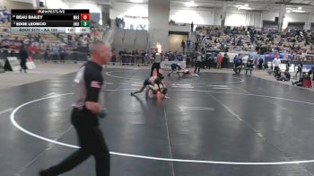 AA 120 lbs Cons. Round 1 - Beau Bailey, Maryville High School vs Edge Leoncio, Arlington High School
