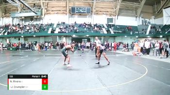 133 lbs Semifinal - Jaden Crumpler, Michigan State vs Nicolar Rivera, Wisconsin