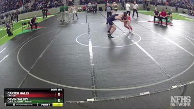 150 lbs Quarterfinal - Carter Hales, Lincoln vs Devin Salsby, Coral Academy - North