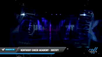 Kentucky Cheer Academy - Justify [2021 L3 Junior - D2 - Medium Day 2] 2021 CHEERSPORT National Cheerleading Championship