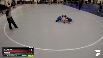 125 lbs Semifinal - Aj Sele, St. Michael/Albertville vs Eli Brunn, Foley