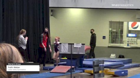 Faith Weber - Women's Group, Cedar Valley Gymnastics - 2021 Women's Xcel Region 4 Championships