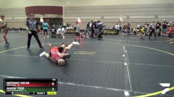 115 lbs Round 5 (6 Team) - Anthony Oscar, Ohio Gold vs Mason Todd, Team Gotcha Blue