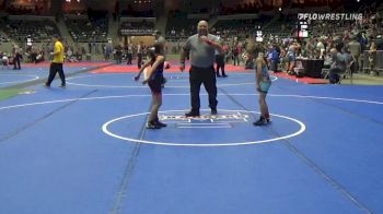 61 lbs Rr Rnd 3 - Braden St.Romain, RAW vs Scarlet Martinez, Tulsa Blue T Panthers