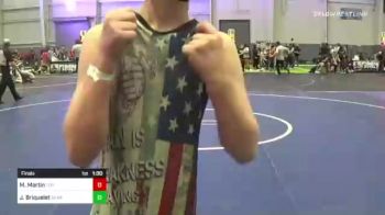 82 lbs Final - Malakii Martin, Top Notch WC vs Jace Briquelet, Bear WC